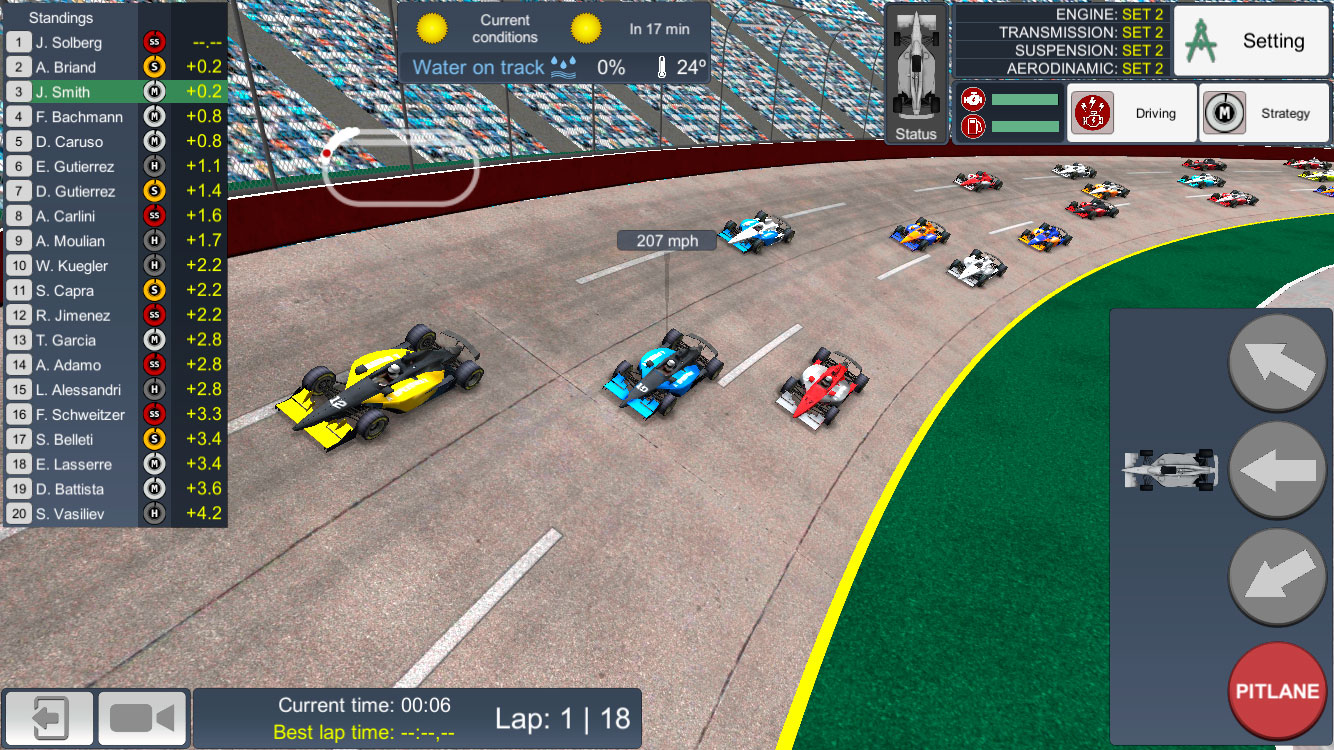 Descargar American Speedway Manager gratis para Android.