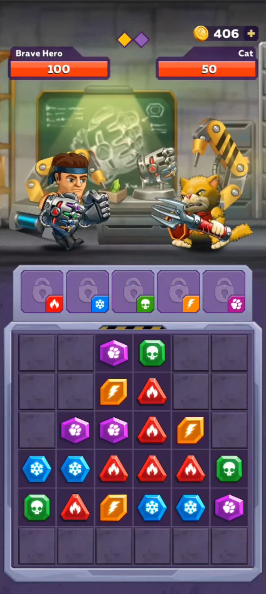 Descargar Battle Lines: Puzzle Fighter gratis para Android.
