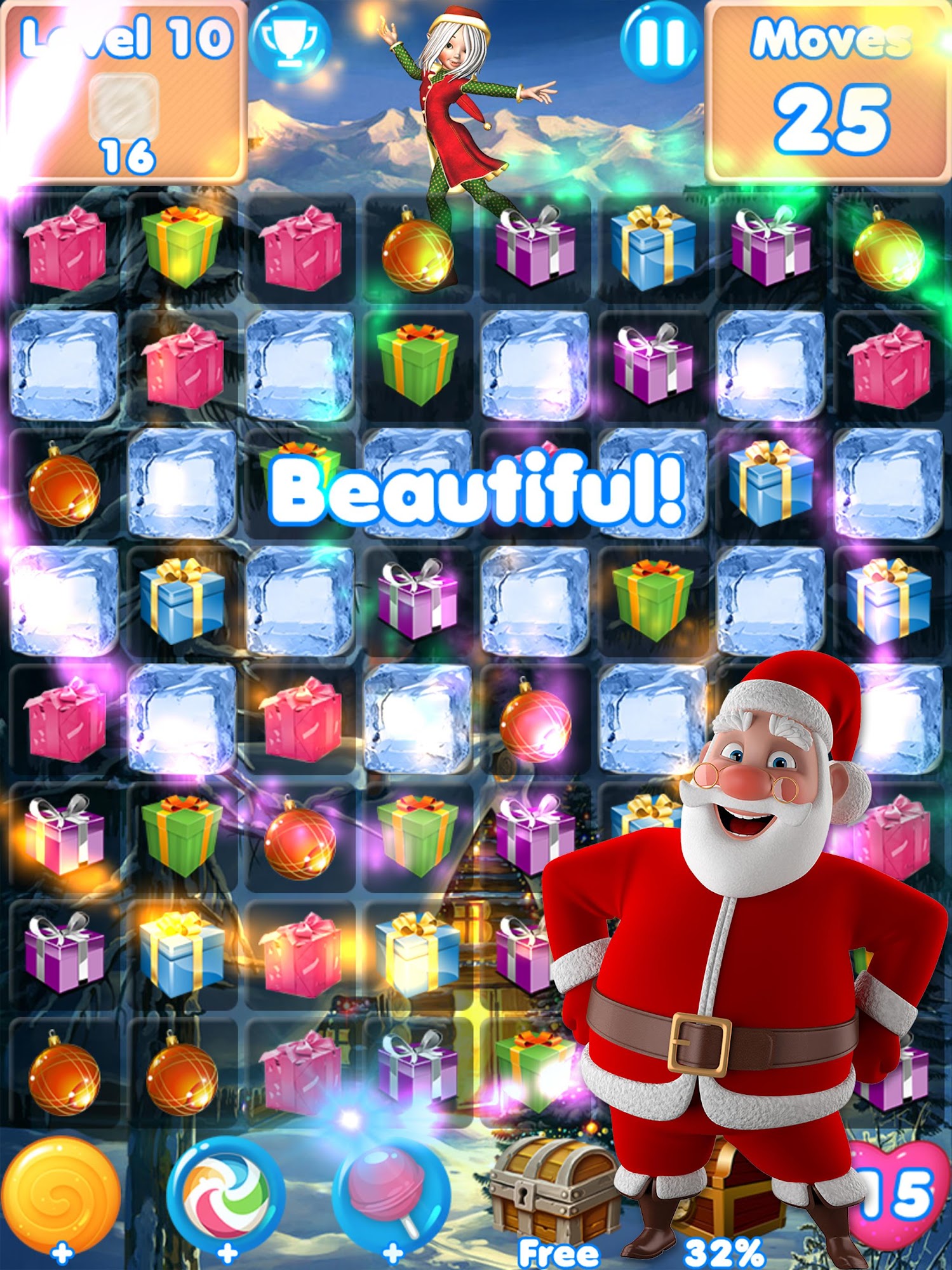 Descargar Christmas Games - santa match 3 games without wifi gratis para Android.