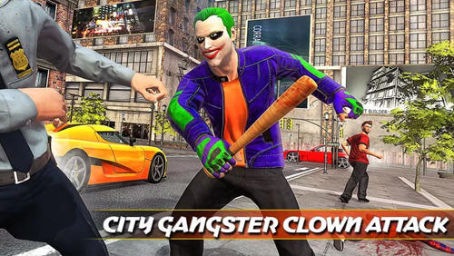 Descargar City gangster clown attack 3D gratis para Android.