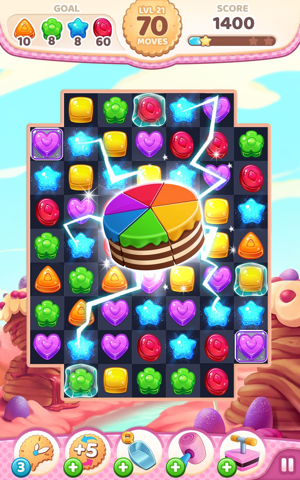 Descargar Cookie Rush Match 3 gratis para Android.