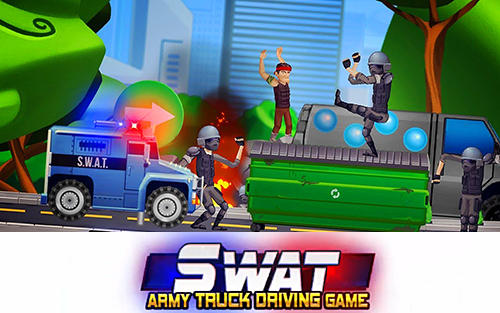 Descargar Elite SWAT car racing: Army truck driving game gratis para Android.