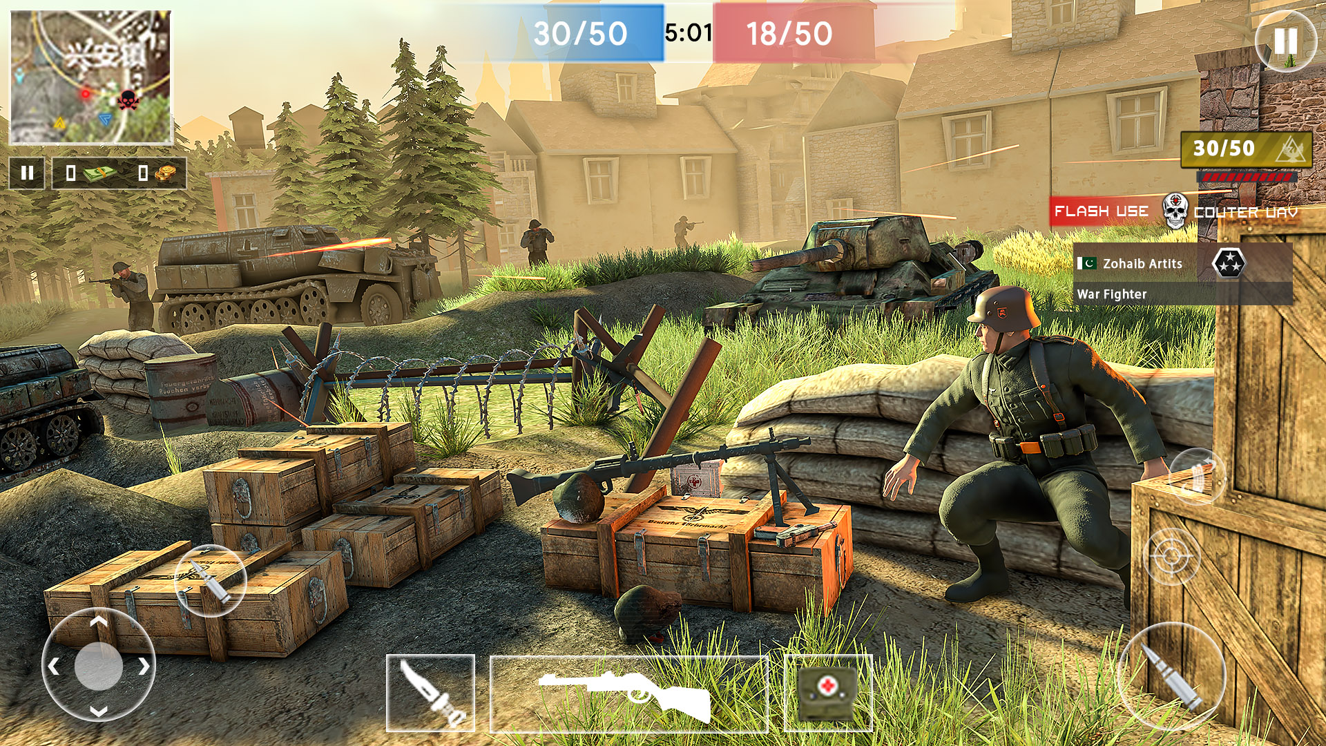 Descargar Gun Shooter Offline Game WW2: gratis para Android.