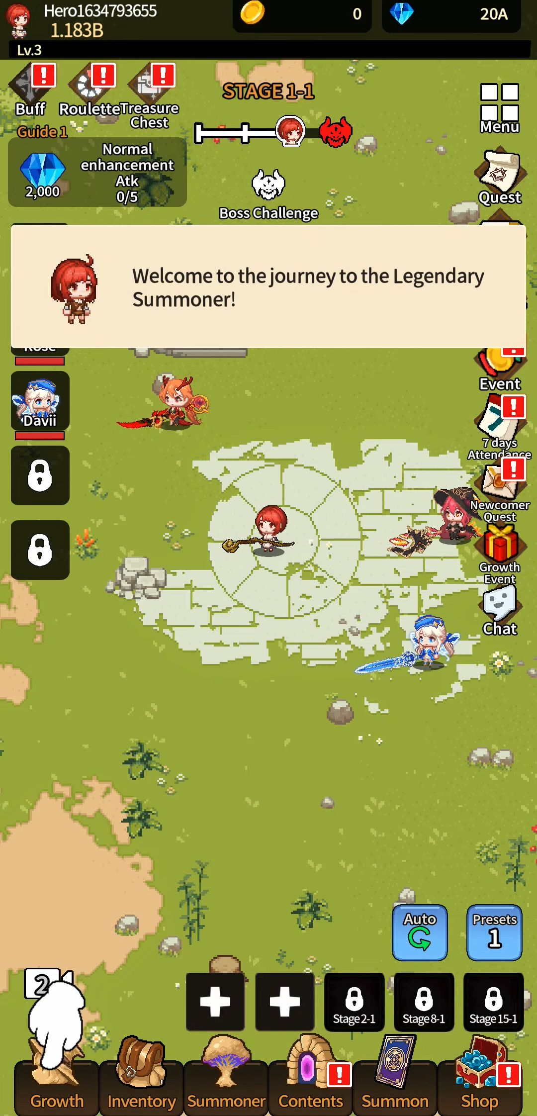 Descargar Legend Summoners : Idle RPG gratis para Android.