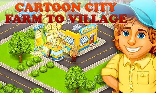 Ciudad de dibujos animados: Granja en el campo
