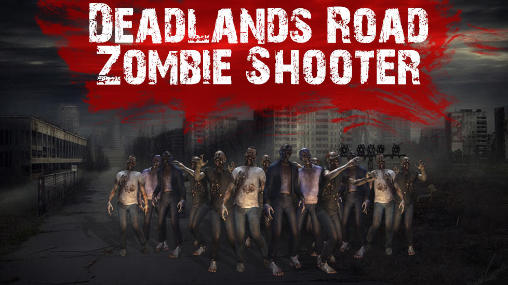 Pistola del zombi del camino de tierras muerta
