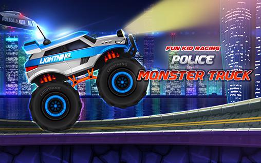 Descargar Carreras divertidas de niños: Camión-monstruo de la policía gratis para Android.