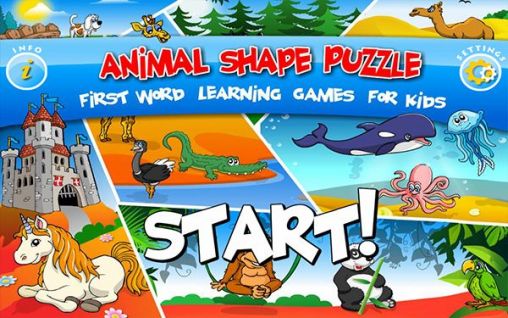Puzzle de animales para los preescolares