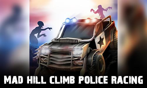 Carreras policiales locas en las colinas 