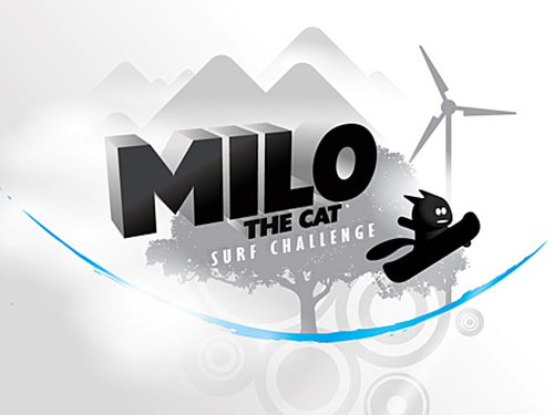 El gato Milo: Prueba de surf