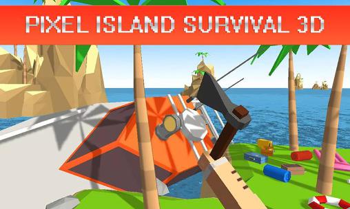 Supervivencia 3D en la isla de pixel