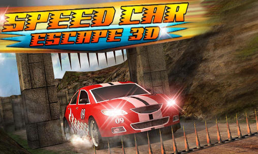 Escape 3D del coche velocidad 