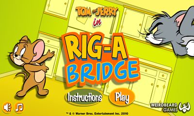 Tom y Jerry en un puente