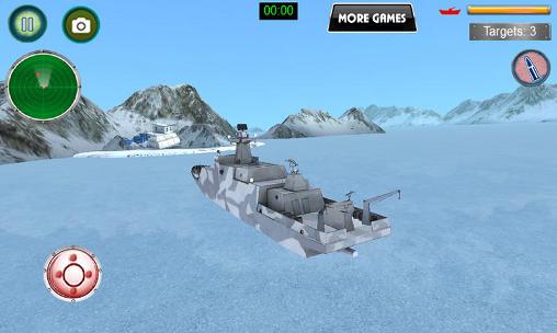 Buque naval de guerra 3D