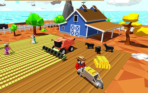 Blocky farm worker simulator