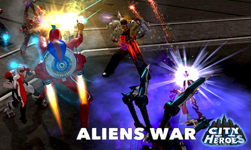 Descargar Héroes de la ciudad 3D: Guerra con los extraterrestres  gratis para Android.