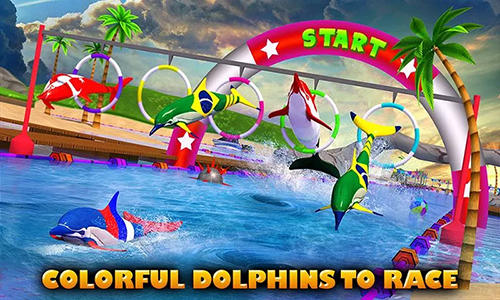 Carreras de delfines 3D