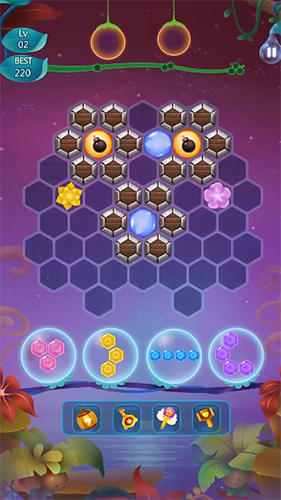 Flower secret: Hexa block puzzle and gems eliminate
