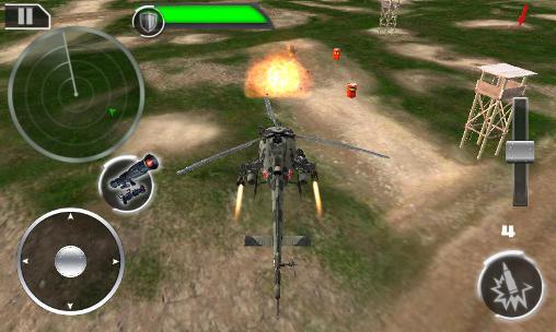 Helicóptero: Ataque mortal. Guerra de las arenas 3D