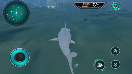 Venganza 3D del tiburón hambriento 