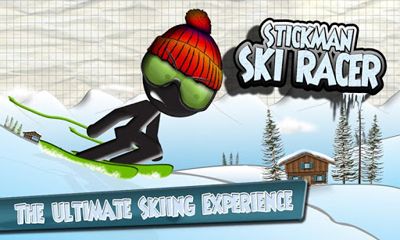 Stickman, corredor de esquí 