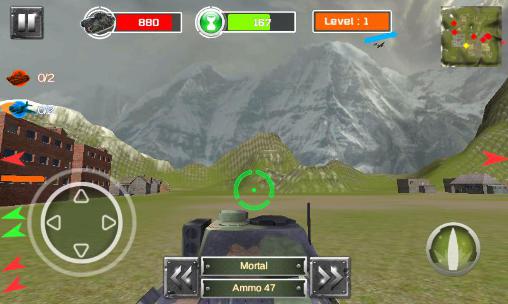 Campo de batalla de los tanques 3D 