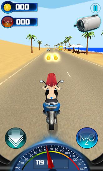Carreras de motos en la playa 