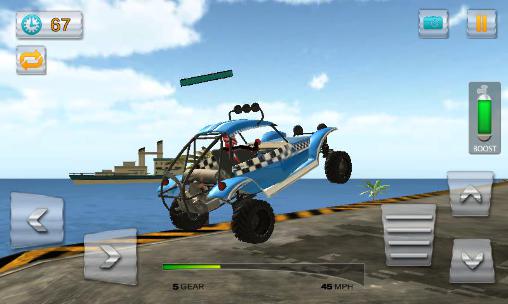 Acrobacias en el cochecillo 3D: Manía de playa