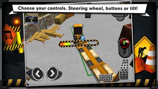 Construcción: Simulación de estacionamiento para camiones