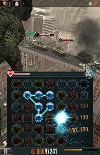 Godzilla: tres en raya