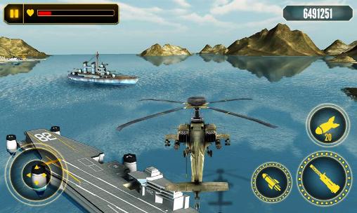 Helicóptero 3D de combate