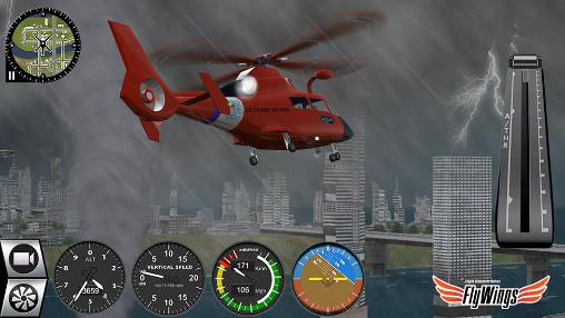Simulador de helicóptero 2016. Simulador de vuelos en línea: Alas voladoras 