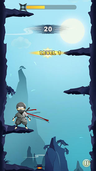 Ninja: Saltos en las rocas 