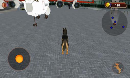 Simulador 3D de perro policía 