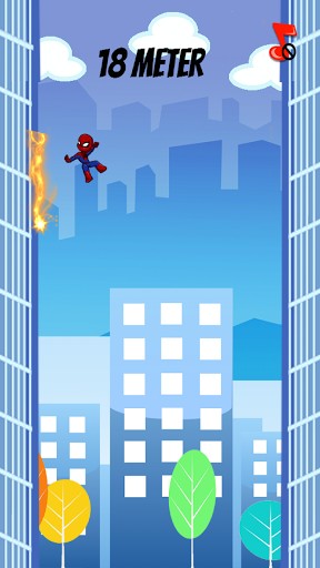 Hombre Araña que salta: Araña saltando