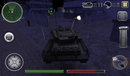 Tanque 3D: Defensa y ataque 