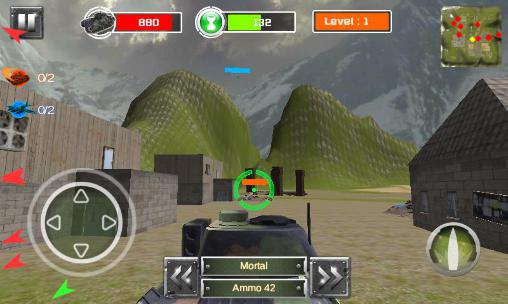 Campo de batalla de los tanques 3D 