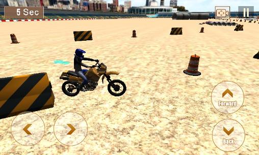 Motociclista 3D loco