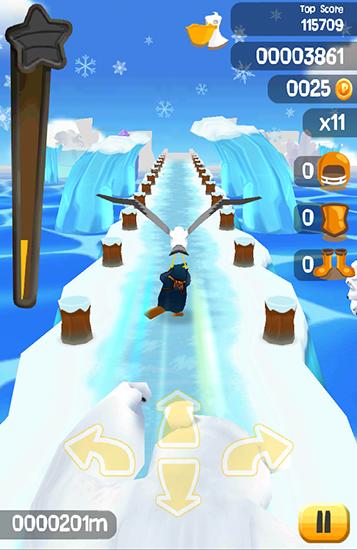 Carrera congelada: Carrera del pingüino