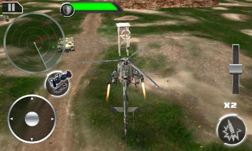 Helicóptero: Ataque mortal. Guerra de las arenas 3D