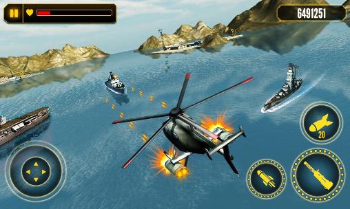 Helicóptero 3D de combate