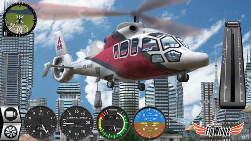 Simulador de helicóptero 2016. Simulador de vuelos en línea: Alas voladoras 