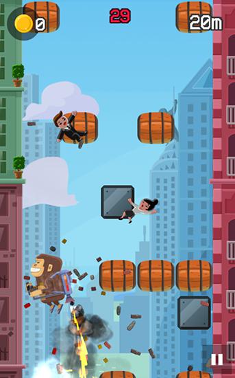 Kong con una mochila cohete: Revolución