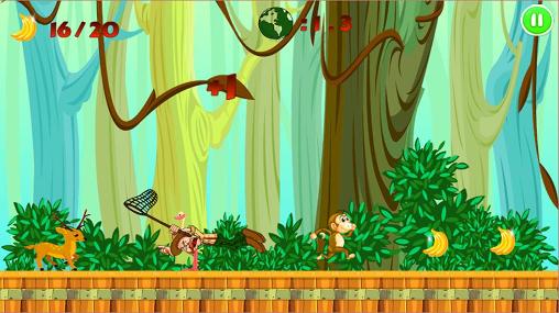 Carrera del mono por la selva