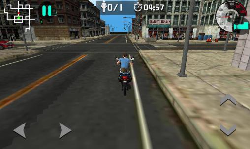 Motociclista 3D: Misión urbana  