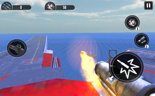 Tirador 3D naval: Guerra