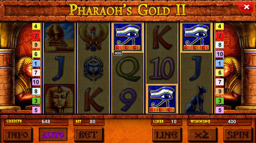 Tragaperras: Oro del faraón 2 de lujo