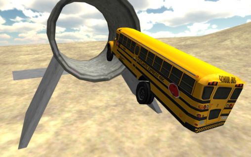 Conducción de autobús escolar 3D