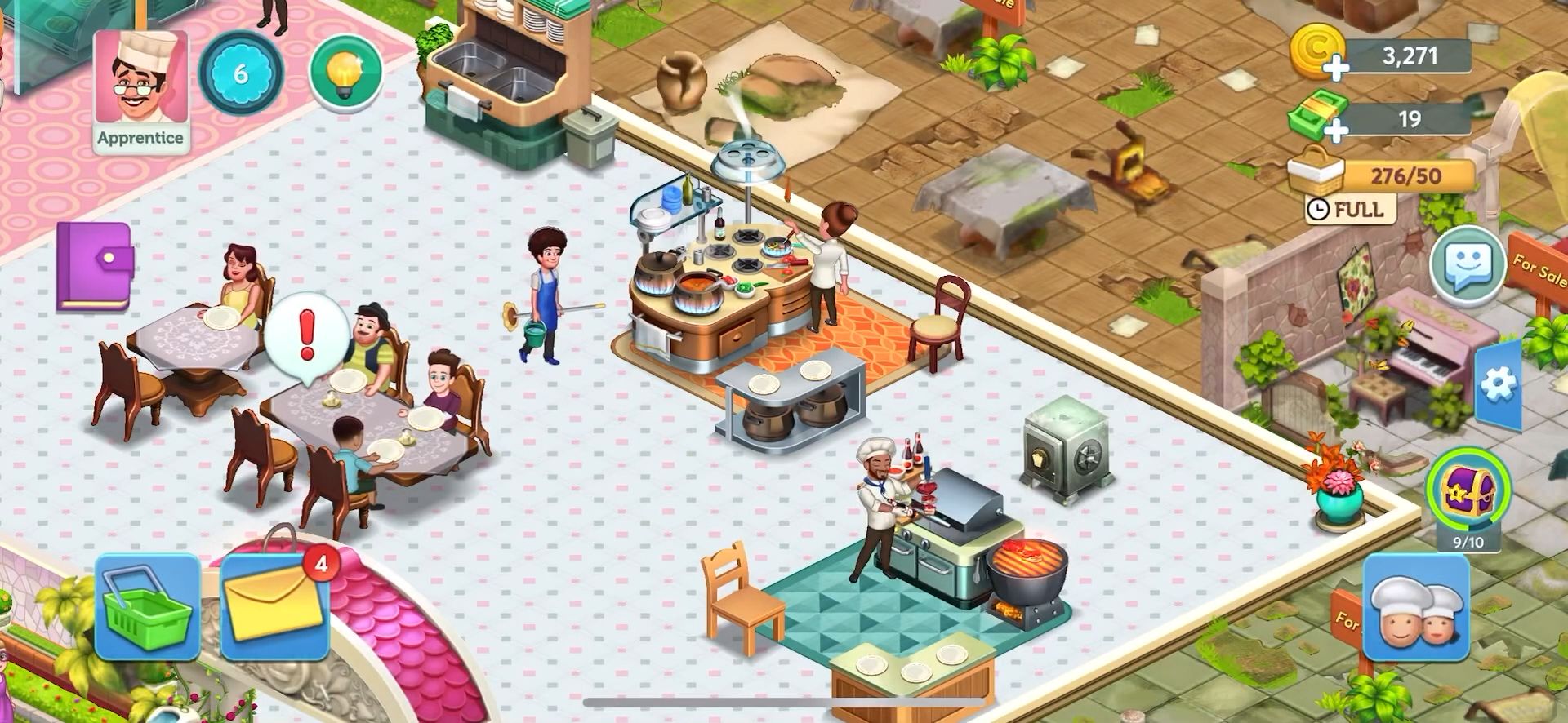 Tasty Cooking Cafe & Restaurant Game: Star Chef 2