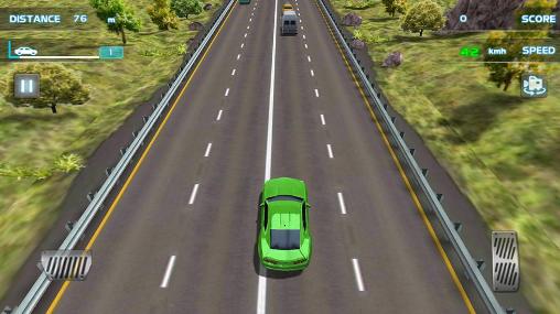 Turbo carreras 3D: Trafico nitro en la carretera